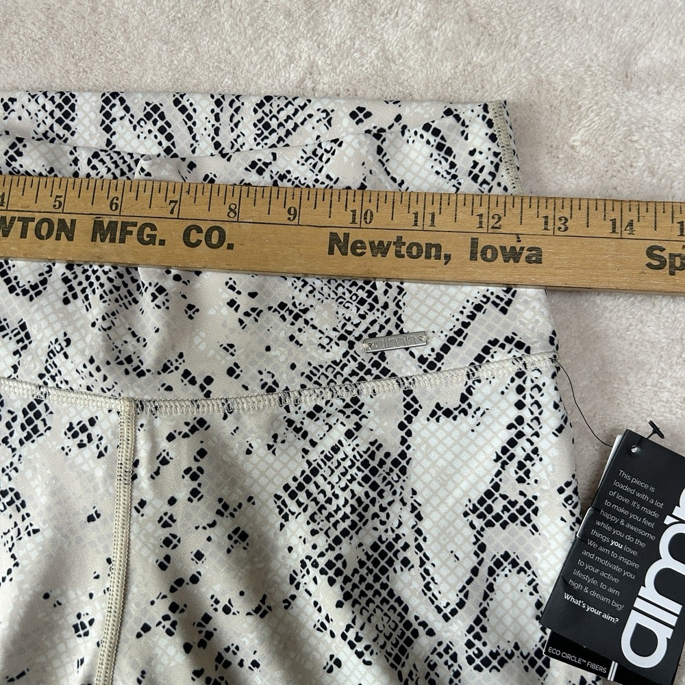 Aim'n Women Sport Bra Viper Print Top Size XS & Bike Short Bottom Size Small SET - Picture 8 of 11
